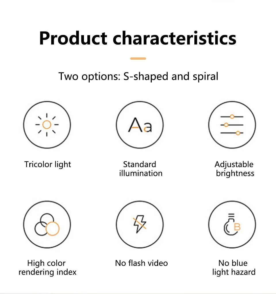 Modern Spiral Table LED Night Light Dimmable Desk Lamp Living Room Nightstand Lamp Bedside Table Study Office Bedroom Decoration