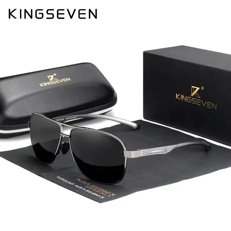 Polarized Aluminum Pilot Sunglasses UV400 HD Lens Men Women Photochromic Outdoor Eyewear Anti-Reflective Night Vision