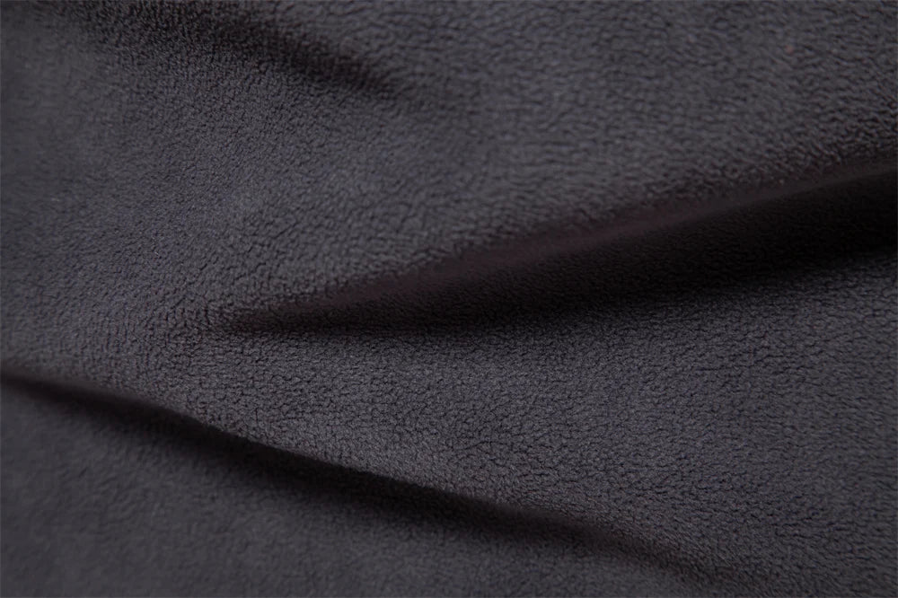 Men's Quality Thickened Warm Fleece Jacket for Men Zipper Neck Pullover Male Sweatshirt Soft Shell Jacket