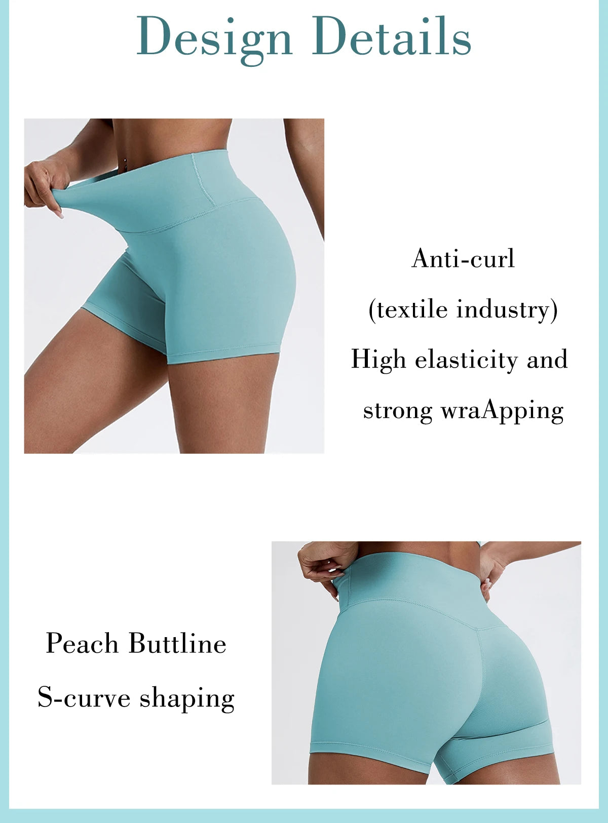 Running Sports Shorts Women Buttock Lift Gym Leggings Women Cycling Slim Fit Workout Shorts High Waist Yoga Shorts