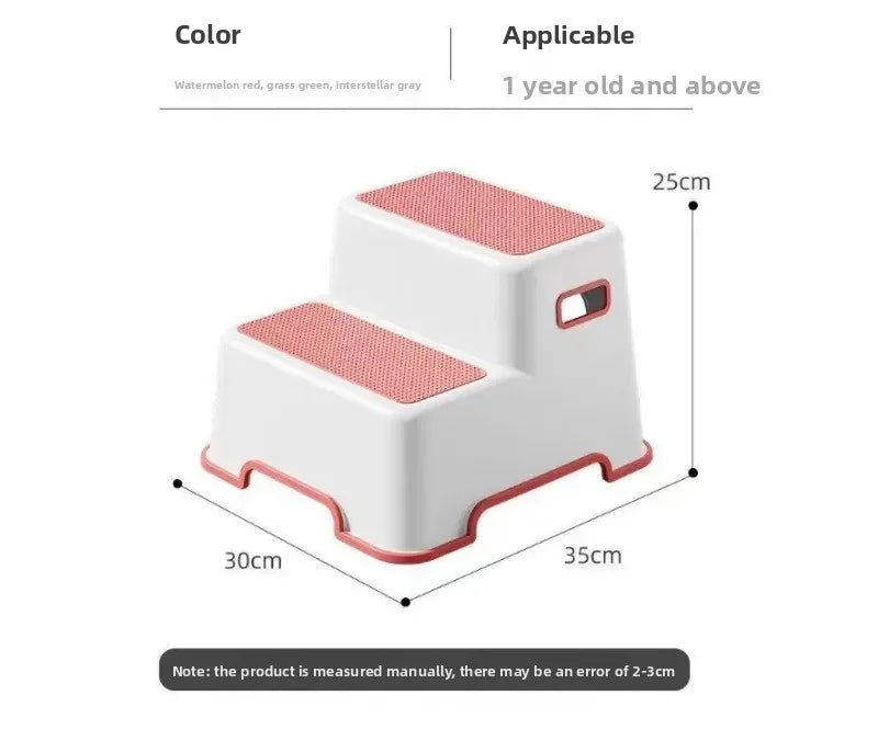 Ladder Stool Two-step Ladder Step Foot Pedal High And Low Stool Ladder Chair Dual-purpose Kitchen Climbing Stool
