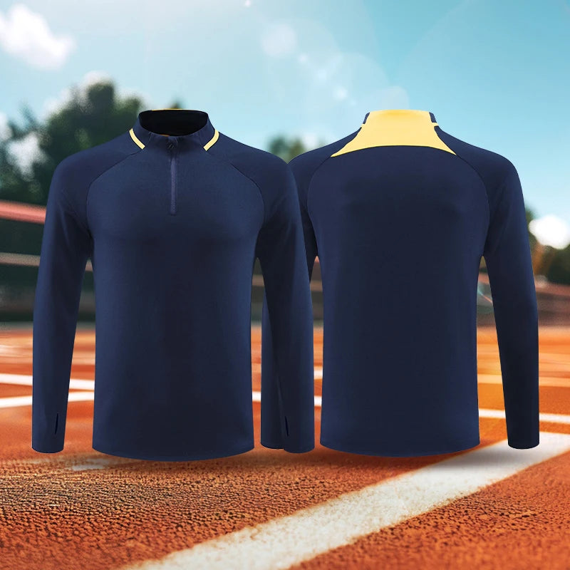 2024 Nieuwe sporttrainingssets Fitnesskleding Pak Heren Lange mouwen Hardloopkleding Shorts Trainingspak Gym