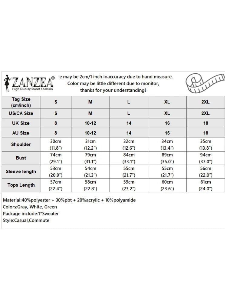 Women Sweaters Autumn Winter New Fashion Long Sleeve Solid Colour Knitted Sweater Casual Loose Basic Pullover