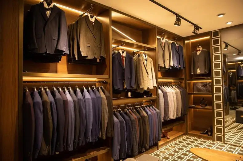 Men's Premium British Striped Suits, Business Formal Dress, Wedding, and Groom, Slim-Fit, Coat Vest & Pants - Customized Sizes Available