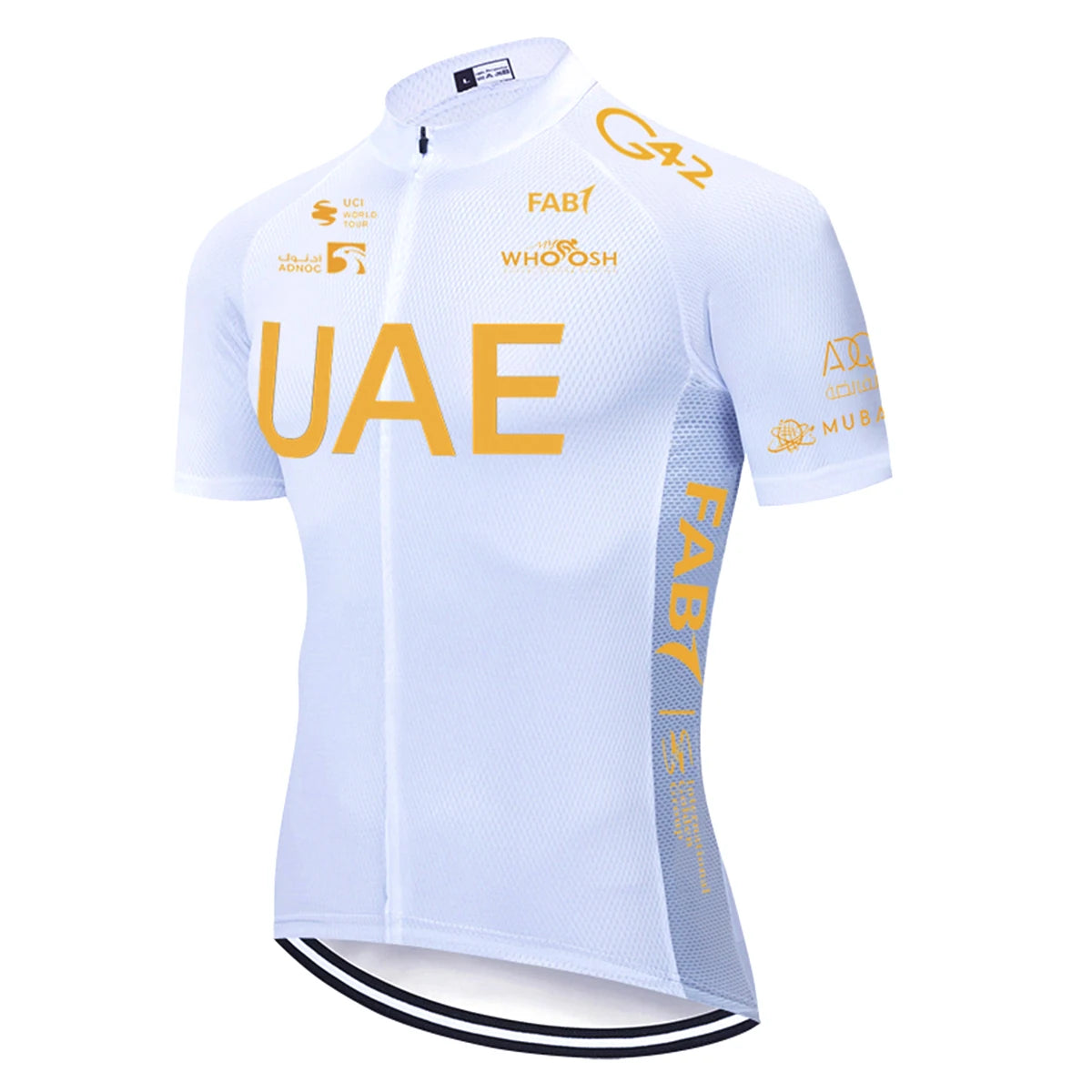UAE Cycling Jersey Set 2024 Man's Team Short Sleeve Cycling Clothing MTB Bike Uniform Maillot Ropa Ciclismo Summer Bicycle Wear