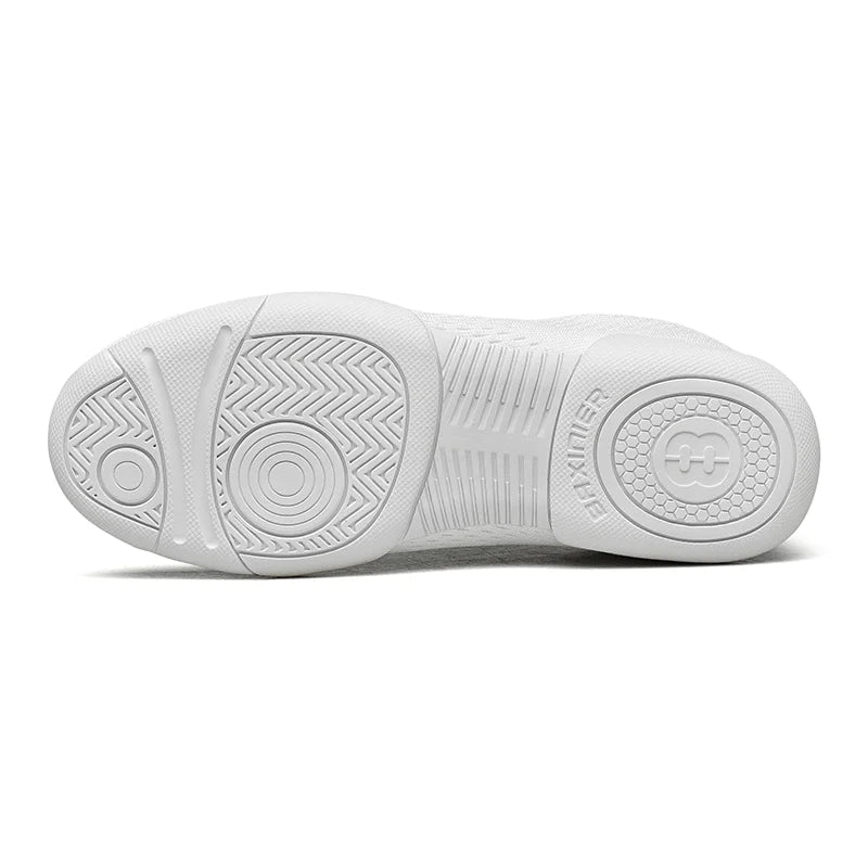 White Cheerleading Dancing Sneakers for Youth Girls Lightweight Perfect for Athletic Training Tennis Walking and Cheer