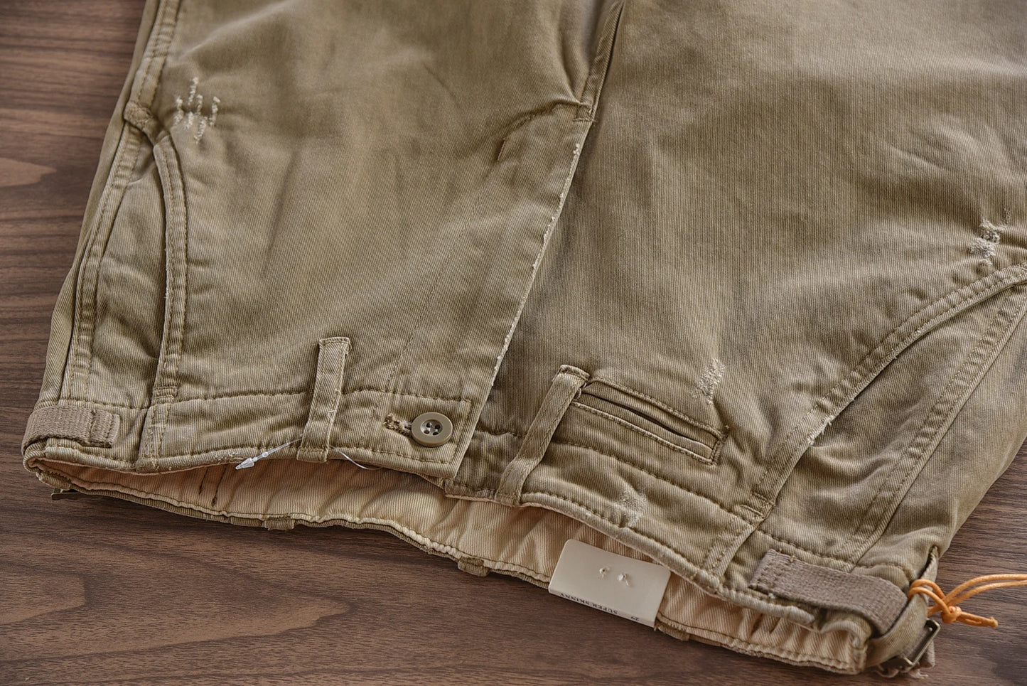 Herfst en winter Nieuwe Amerikaanse retro geweven twill zware cargobroek Heren eenvoudige 97% katoen gewassen casual rechte broek