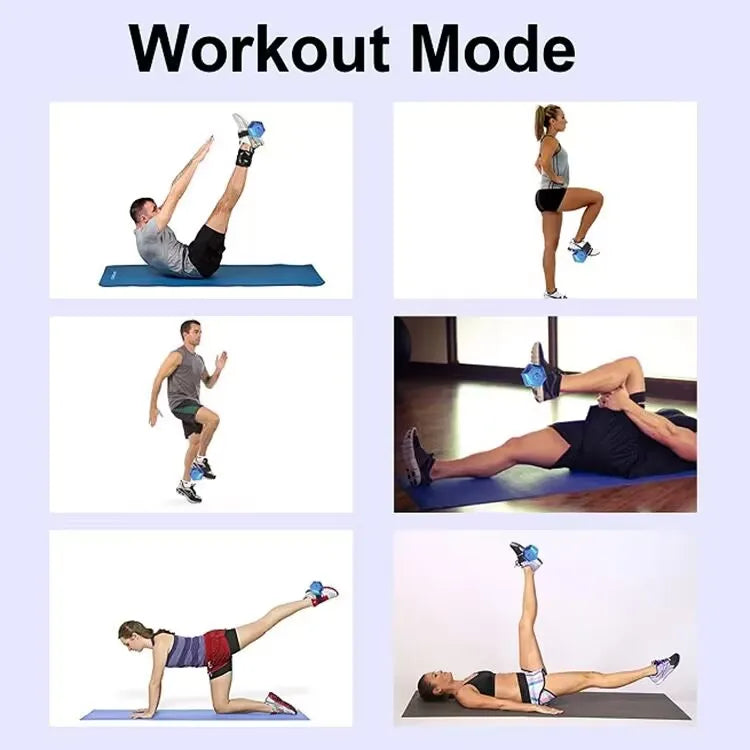 1/2pcs Tibialis Trainer Dumbbell Foot Strap Adjustable Ankle Weights Strap Leg Muscles Strength Training Workout