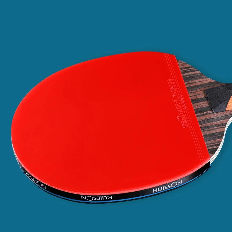 8 Star Professioneel tafeltennisbatje met walnootoppervlak, 5 multiplex + 2 binnenste carbon pingpongbatjes, 2 stuks/set voor volwassenen
