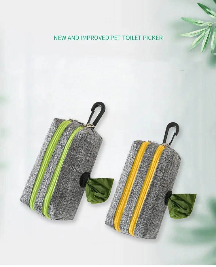 Pet Dog Poop Bag Holder Leash Attachment Mini Dogs Cleaning Tool Travel Garbage Bag pets Waste Poop Bags Dispenser