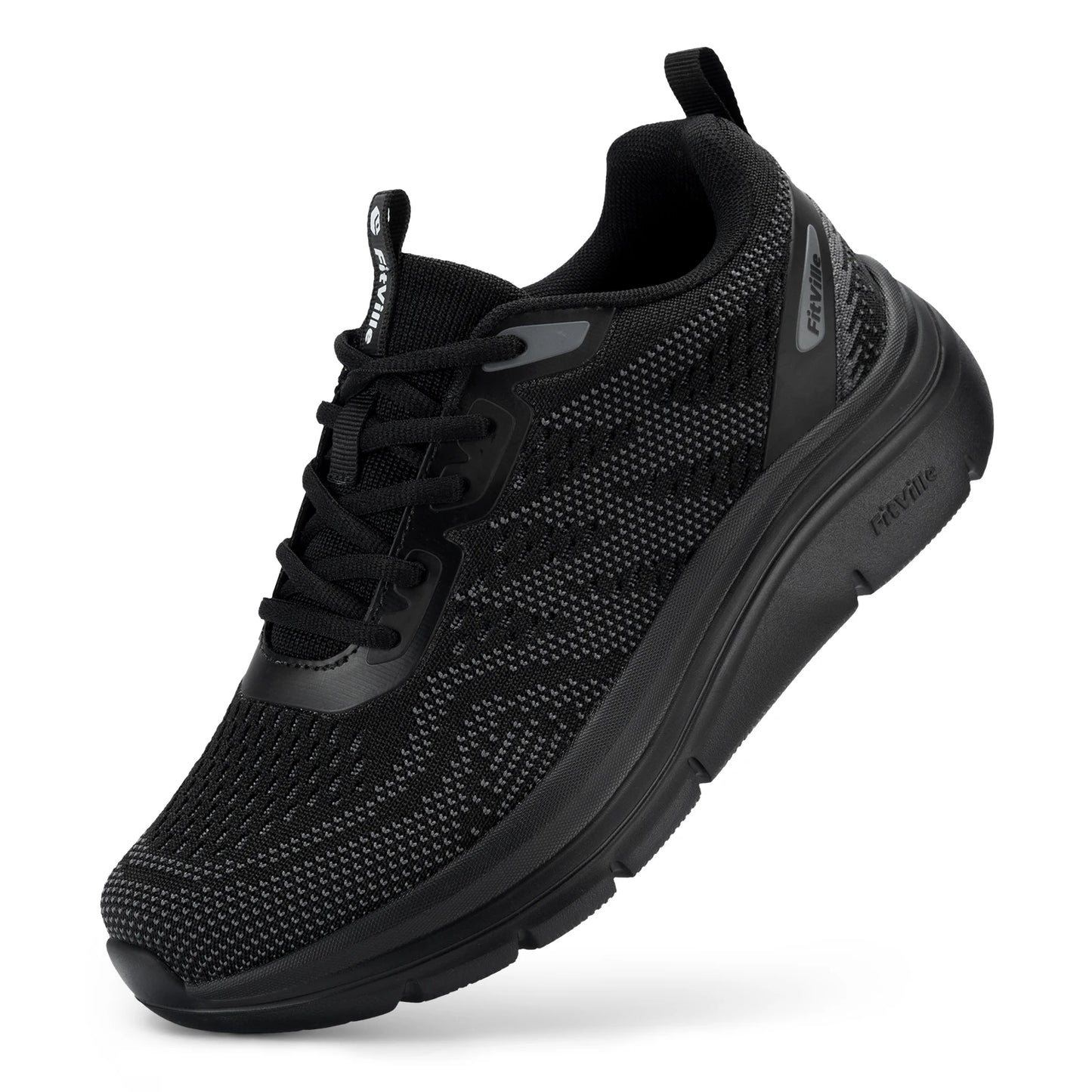 Women's Shoes Wide Width Walking Casual Shoes Thick Sole Lightweight Sneakers for Swollen Feet Relieve Toe Pain