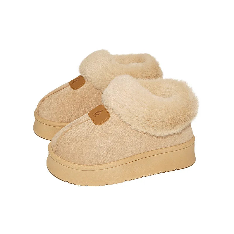Kids' Casual Shoes Snow Boots Ankle Boots PU Leather Solid Colour Winter Shoes Anti-Slip Warm Shoes For Girls Size 36-45