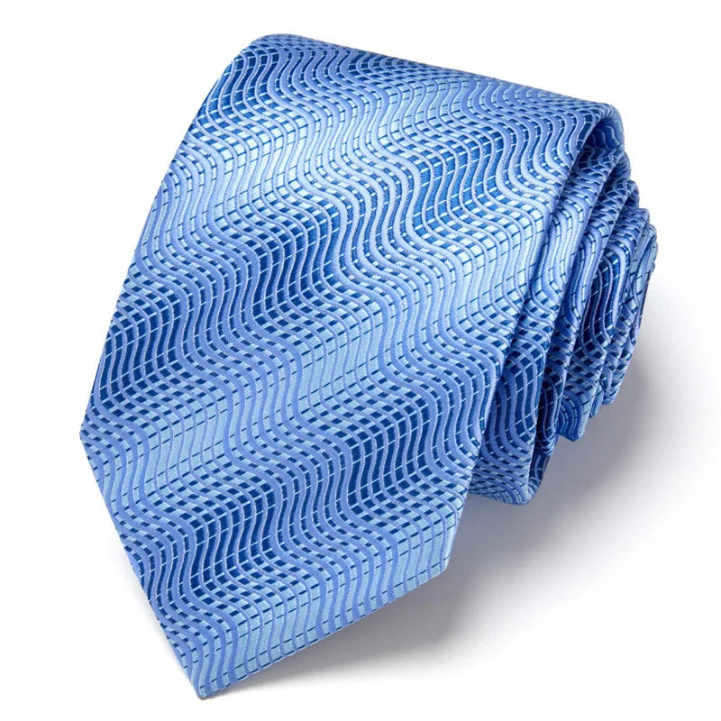 Men's Business Neckties Men's Stripe Plaid Floral Blue Wedding Ties Jacquard Woven Men Neck Jacquard Ties Vintage Accessories