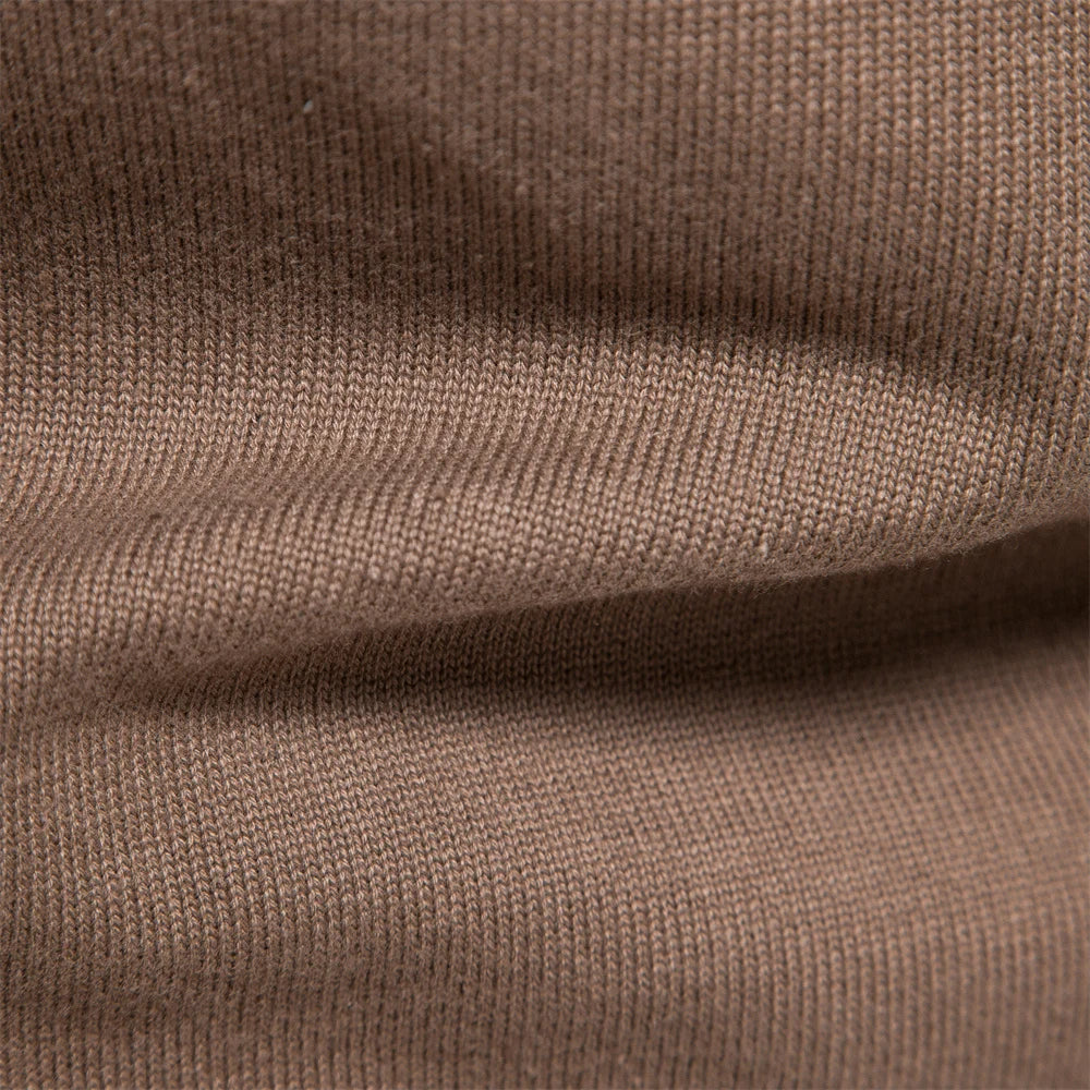 Men's Solid Colour Knitted Turtleneck Male Sweater Cotton High Quality Warm Pullover Winter Casual Sweaters for Men