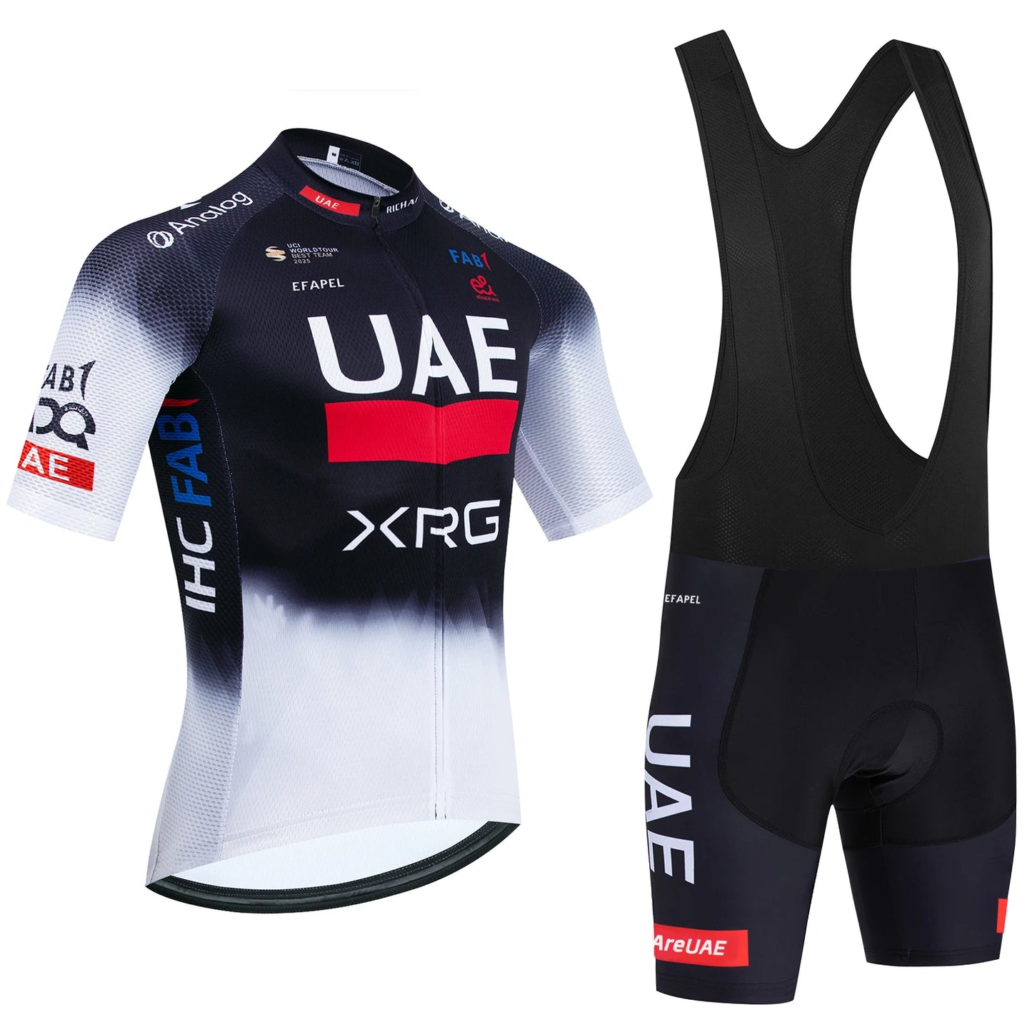 New Tour 2025 UAE Cycling Jersey Road Bike Maillot JERSEY Shorts Set Men Women Fast Dry Ropa Ciclismo Bicycl T-shirt Clothing