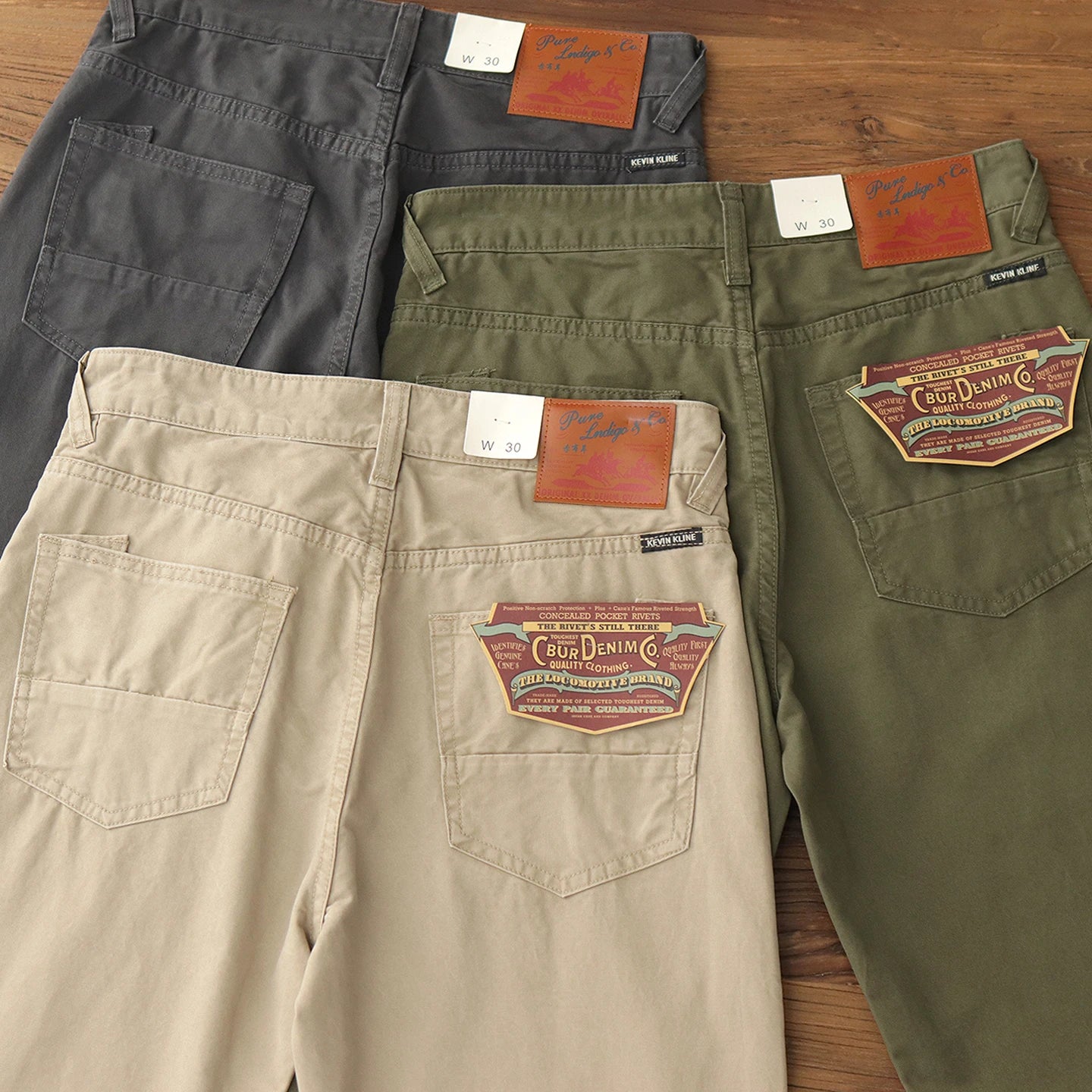 2025 Spring and Autumn New American Retro Woven Twill Cargo Pants Men's Simple 100% Cotton Washed Old Straight Casual Trousers