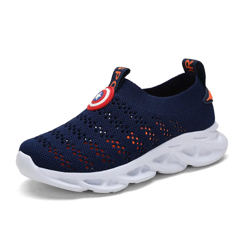 Unisex Summer Children Shoes Sport Sneakers Breathable Casual Shoes Mesh Net Cloth Kids' Sports Flat Sneakers