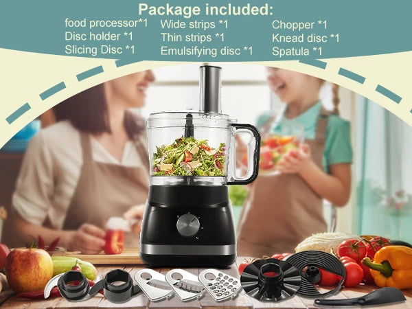 8 in 1 2L Capaciteit 800W met Kan Thuis Keukenmachine Hakmolen Mixer Elektrische Blender Sapcentrifuge