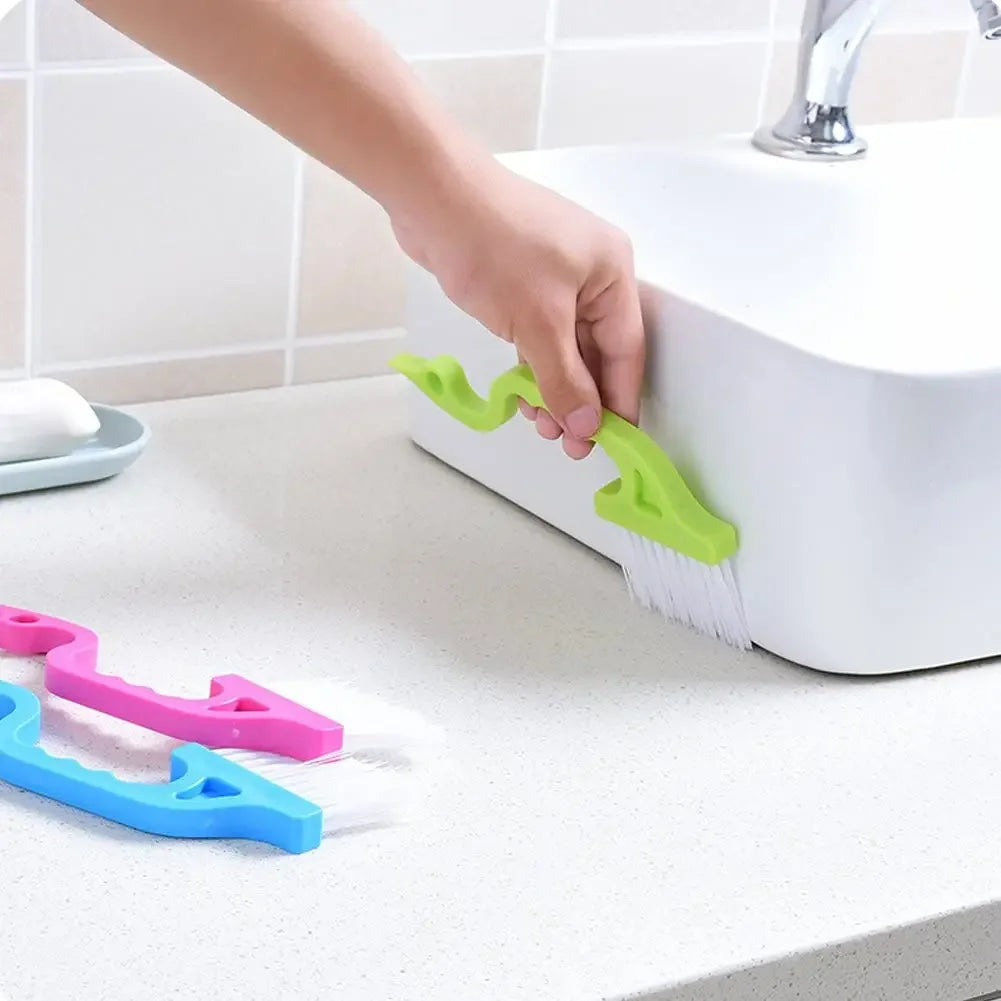 3Pcs Windows Gap Household Cleaning Brush Flat Mouthed Shovel Useful Things For Kitchen Bathroom Toilet Tools Home Supplies