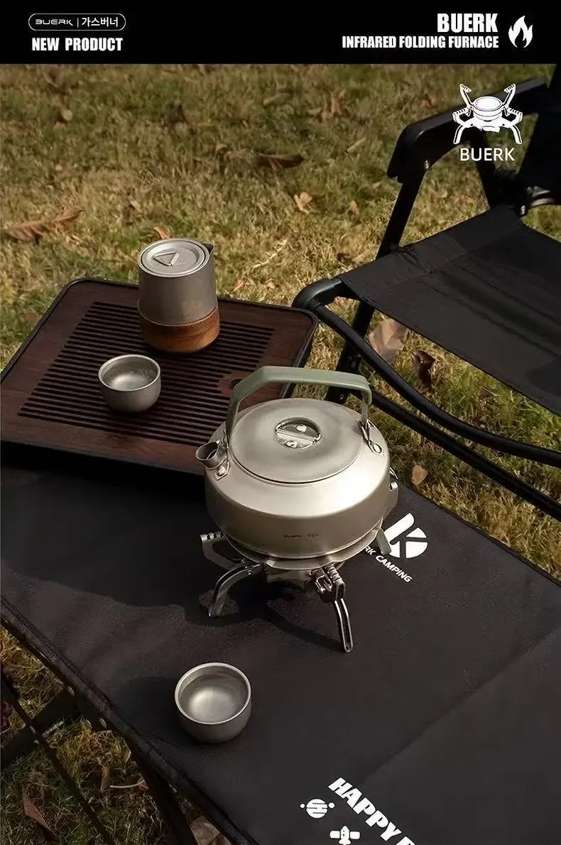 Outdoor Infrared burner Outdoor mini Stove Camping Cooking Ultralight Folding Mini Burner Camp Cooking Supplies