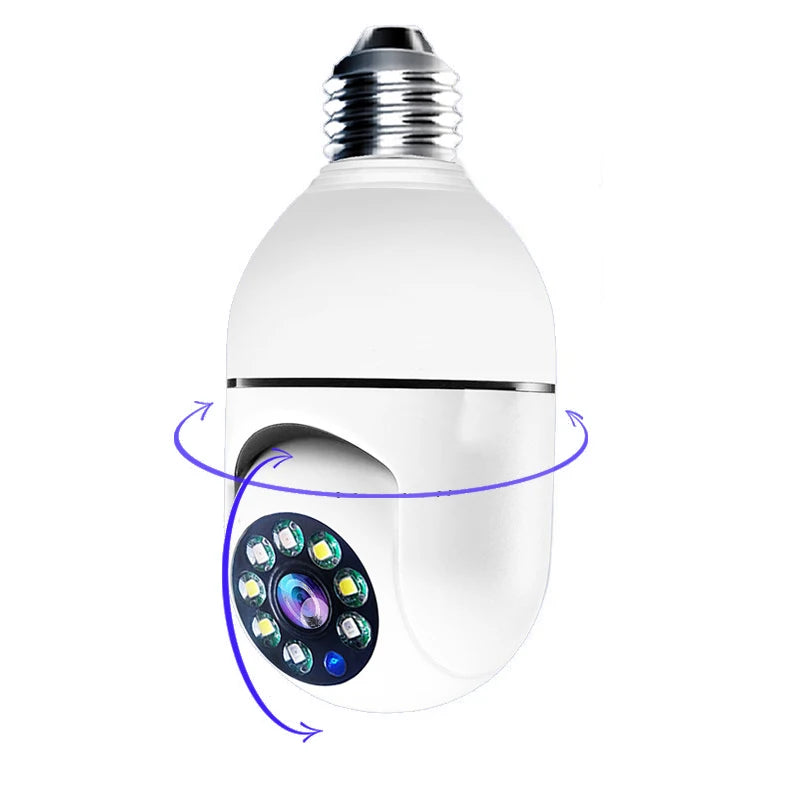 Wifi IP E27 Bulb Surveillance Camera Night Vision Wireless Home Camera CCTV Video Security Protection Baby Mini Cam