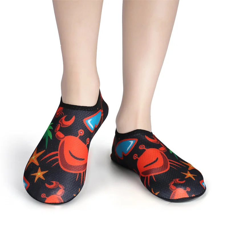 Unisex Water Shoes Quick-Drying Beach Barefoot Aqua Socks Sneakers Kids Men Women Surfing Diving Swimming Seaside Slipper
