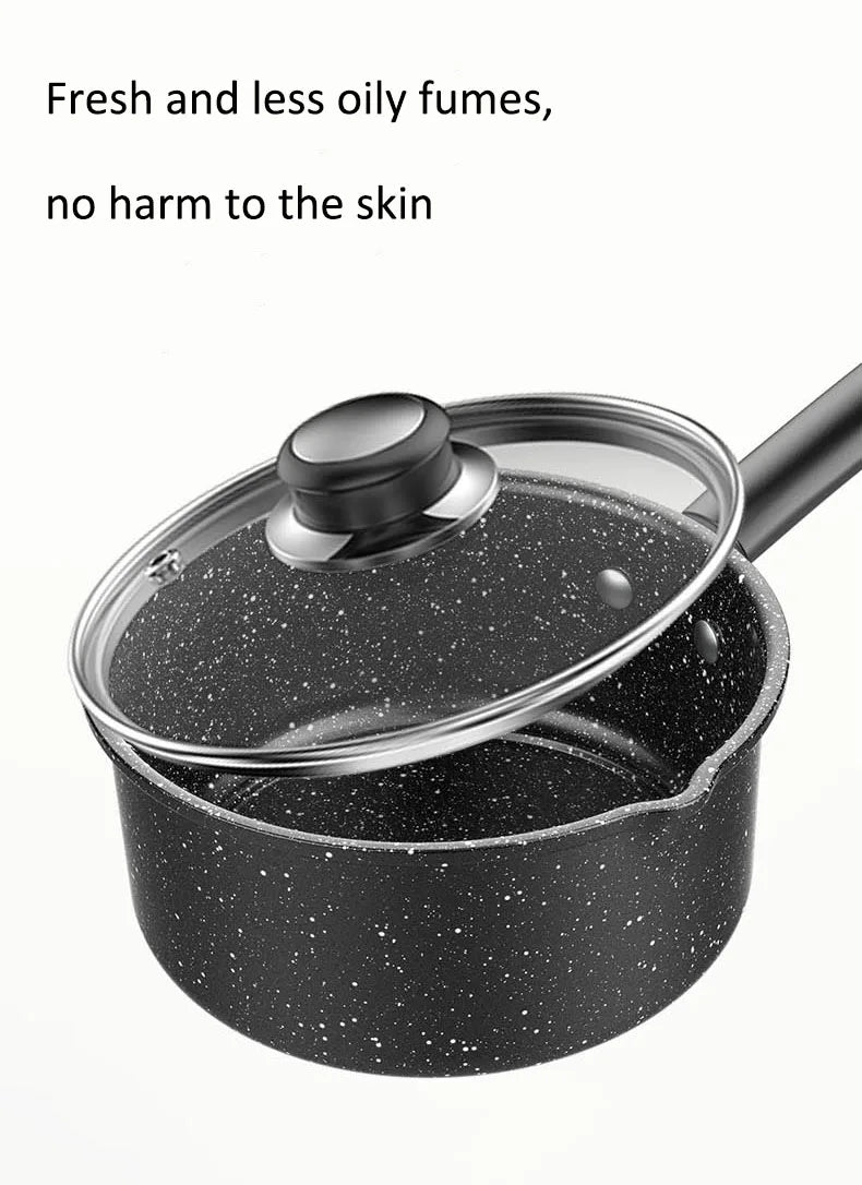 Cooking Pots Soup Pot Stock Pot with Lid Medical Stone Non-stick Saucepan Baby Food Cooker Gas Stove Cooker for Kitchen Milk Pot
