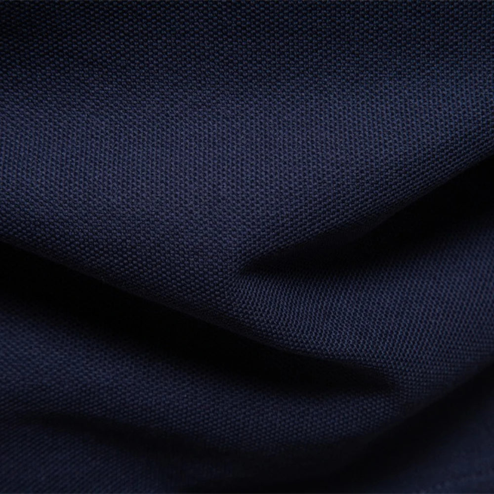 2025 Men's Henley Polo Shirt Cotton Solid Colour Long Sleeve Designer Polo for Male Social Luxury Touch