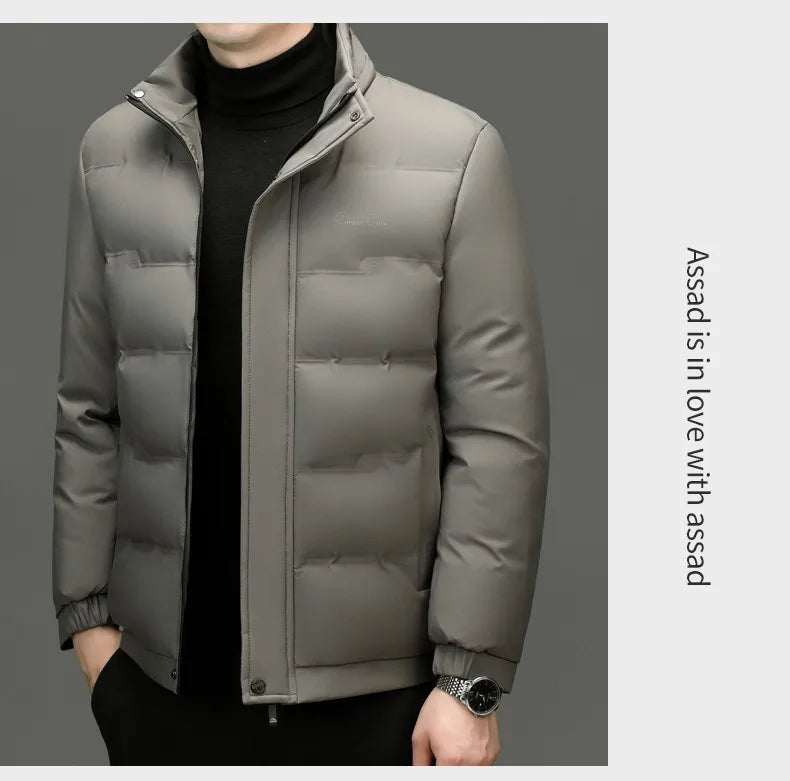 Men's Top Grade Designer Winter Brand Parka Jacket Casual Fashion Windbreaker Hooded Thick Bubble Male Coats