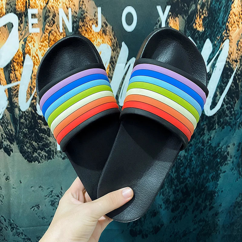 Fashionable Mens Casual Half Slides Luxury Brand Male Comfortable Outside Beach Walking Slipper Trendy Style Sandals