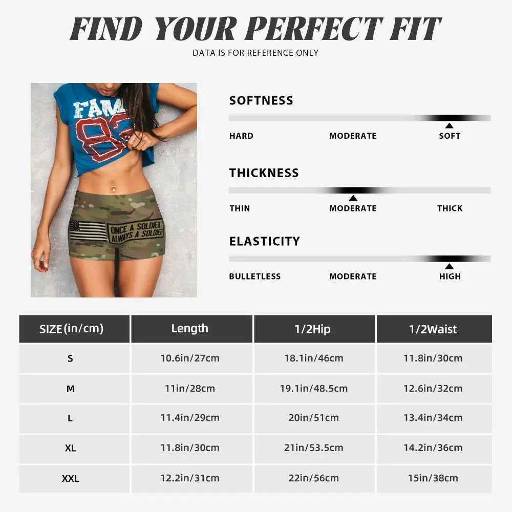 Custom Marpat Camo Workout Volleyball Biker Shorts for Women Woodland Camouflage Gym Yoga Shorts