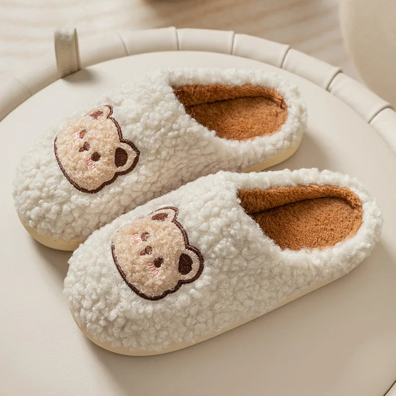 Kids' Slippers House Shoes Cartoon Winter Shoes Home Slipper Warm Anti-Slip Soft Bottom Shoes For Girls Size 36-41