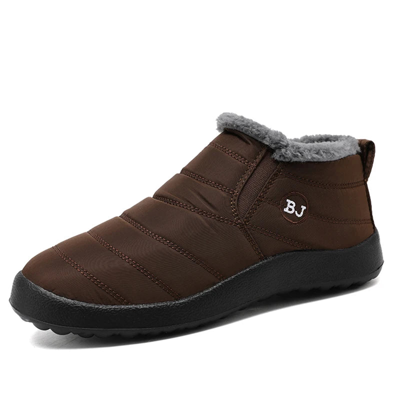 Men's Plus Size Waterproof Sneakers Winter Breathable Soft Shoes Casual Fashion Male Leisure Shoes