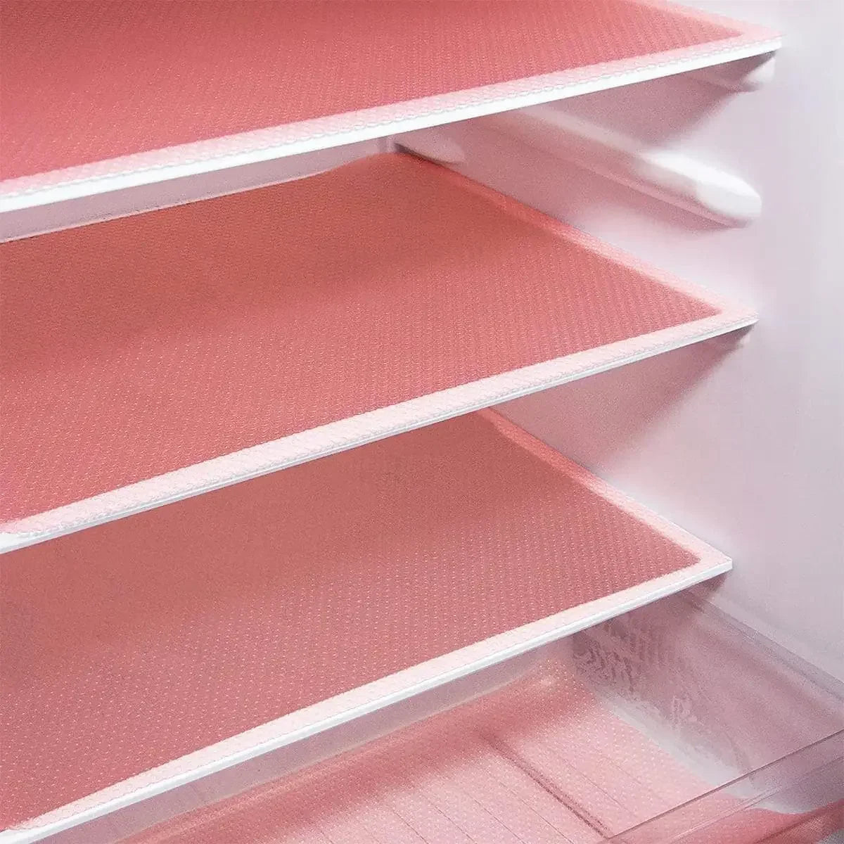 4 stuks EVA waterdichte koelkastmat, wasbaar, schimmelwerend keukenmatje, anti-olie kastlade placemat, warmte-isolerende koelkastmat