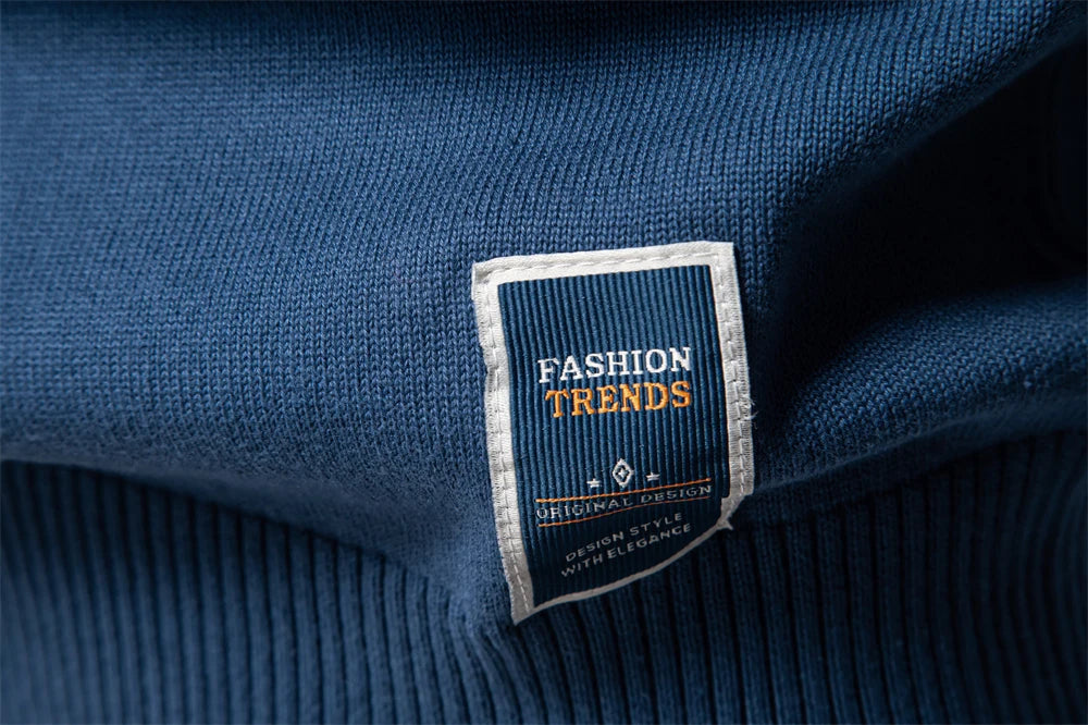 Men's Solid Cotton Crew Neck Knitted Pullover Sweaters Casual Fashion Classic Sweater for Men