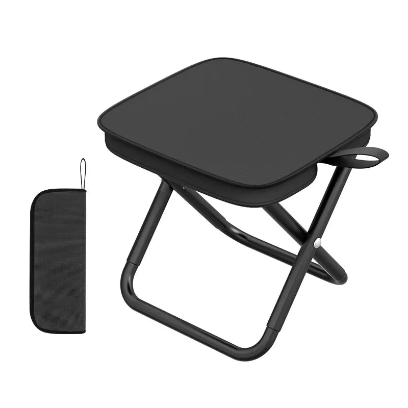 Outdoor Fishing Chair Portable Pocket Stool Pencil Case Type Folding Stool 120kg/264lb Load Bearing Capacity Folding Chair
