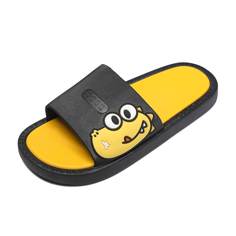 New Style Men Cartoon Pattern Walking Casual Slippers Home House Indoor Casual Sandals Youth Water Slides