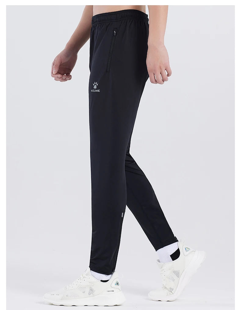 Football Training Leggings Men's High Elastic Slim Tights Thin Outdoor Fitness Running Pants