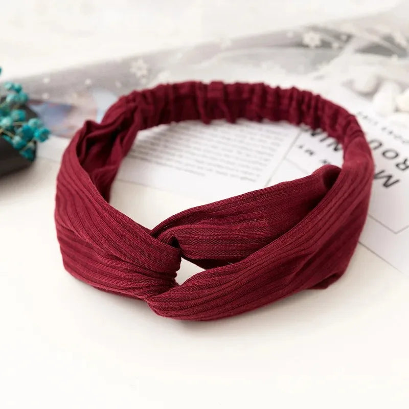 Mode Dames Boheemse Hoofdbanden Zomer Stijl Kruis Tulband Bandage Bandana's Multifunctionele Haaraccessoires voor Meisjes