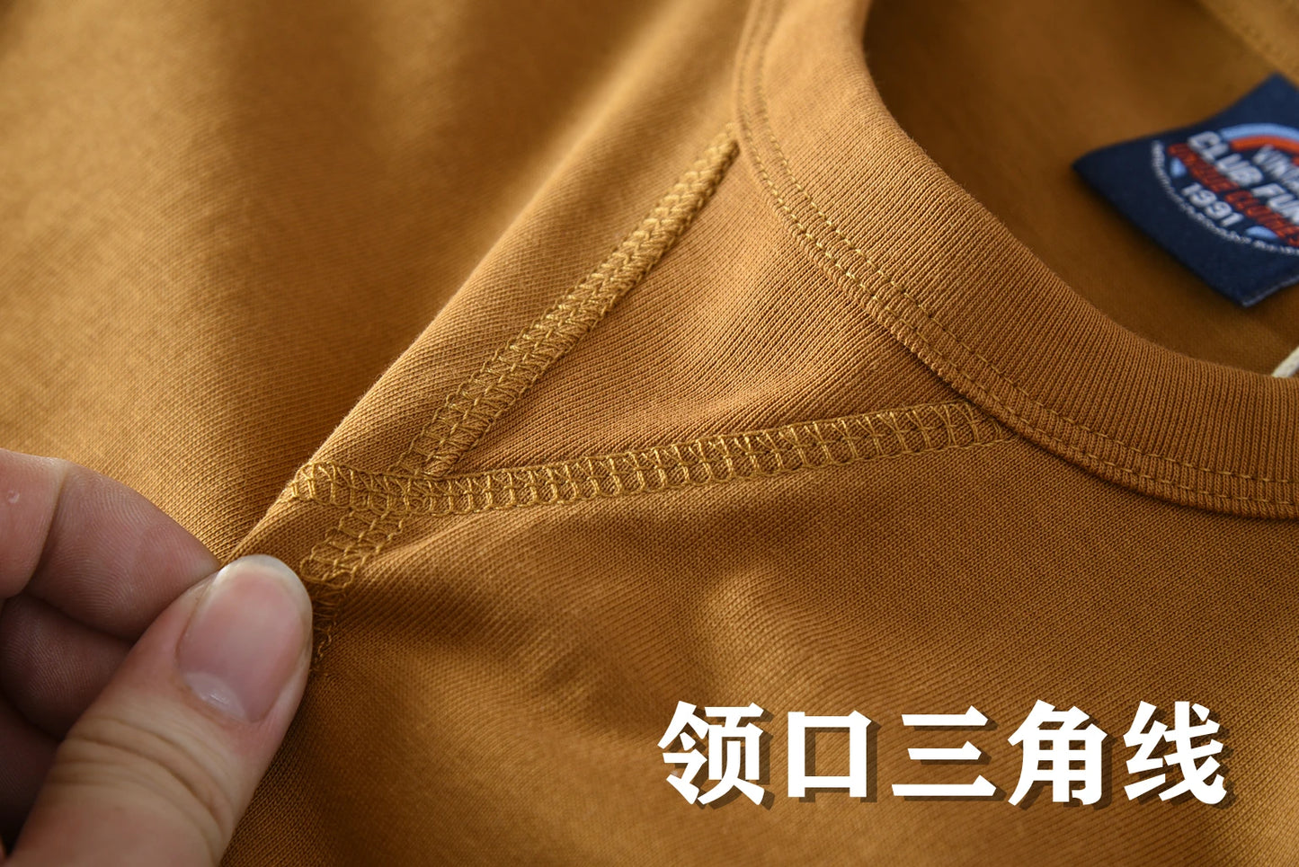2025 Summer New American Retro Short Sleeve O-neck Solid Color T-shirt Men's Simple Fashion 100% Cotton Washed Casual Youth Tops