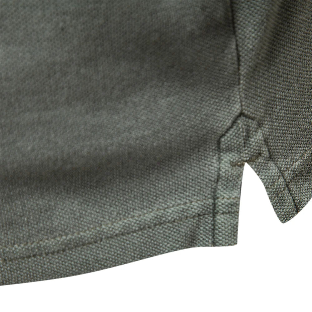 Men's 100% Cotton Solid Colour Polo Shirts Casual Short Sleeve Turndown Fashion Streetwear Shirts For Men