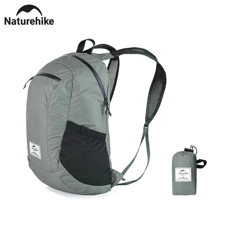 Camping Backpack 18L Capacity Portable Foldable Waterproof Shoulder Bag Men Women Outdoor Travel Hiking Backpack