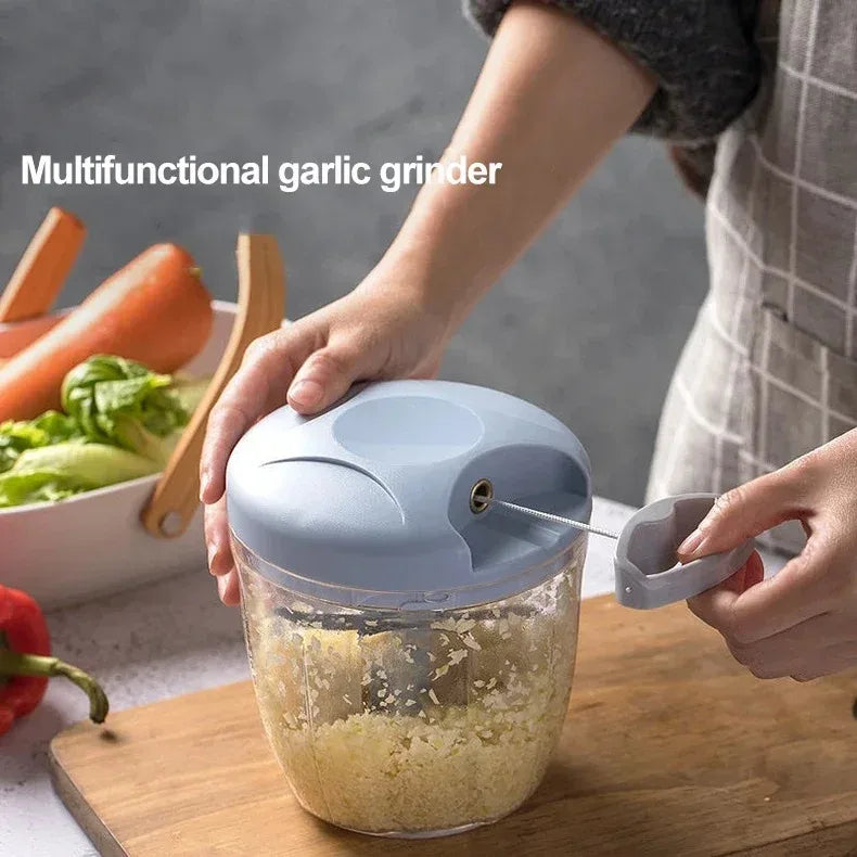 500/900ML handmatige knoflookpers roestvrij staal multifunctionele voedselsnijder zware ergonomische keukenhulp