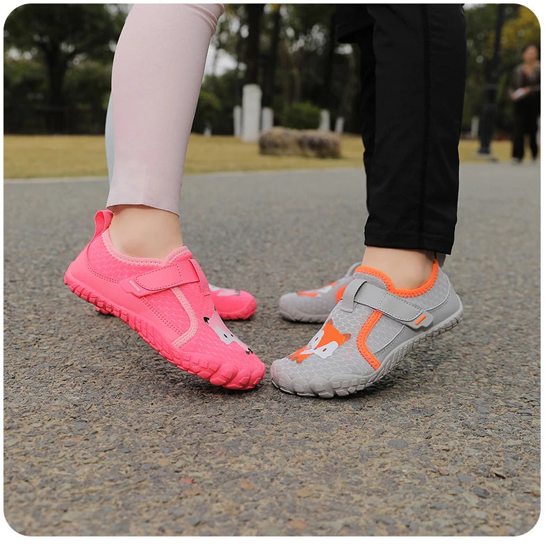 Kids Wide Toe Beach Shoes Lightweight Breathable Non Slip Rubber Sole with Durable Construction for Long Lasting Use