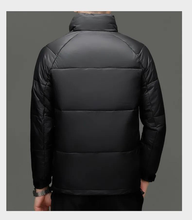 Men's Top Grade Designer Brand Parka Jacket, Casual Fashion Hooded Cropped Windbreaker, and Quilted Puffer Male Coats