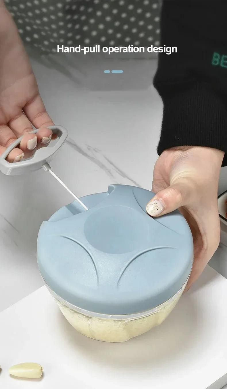 500/900ML handmatige knoflookpers roestvrij staal multifunctionele voedselsnijder zware ergonomische keukenhulp