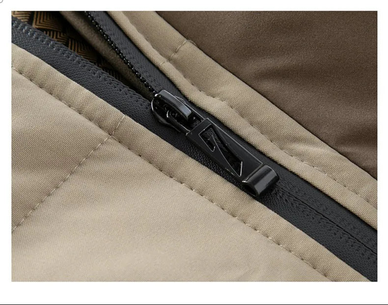 Men's Top Grade Designer Brand, Parka Jacket Cropped Thick Casual Fashion, Hooded Windbreaker, and Quilted Bubble Male Coats