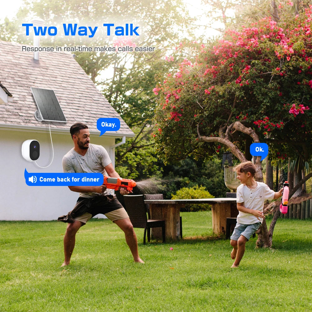 4MP Tuya Smart Wireless WiFi +BLE Buiten Batterij Zonne-energie Spotlight Menselijke Detectie Surveillance CCTV IP Netwerkcamera 2K