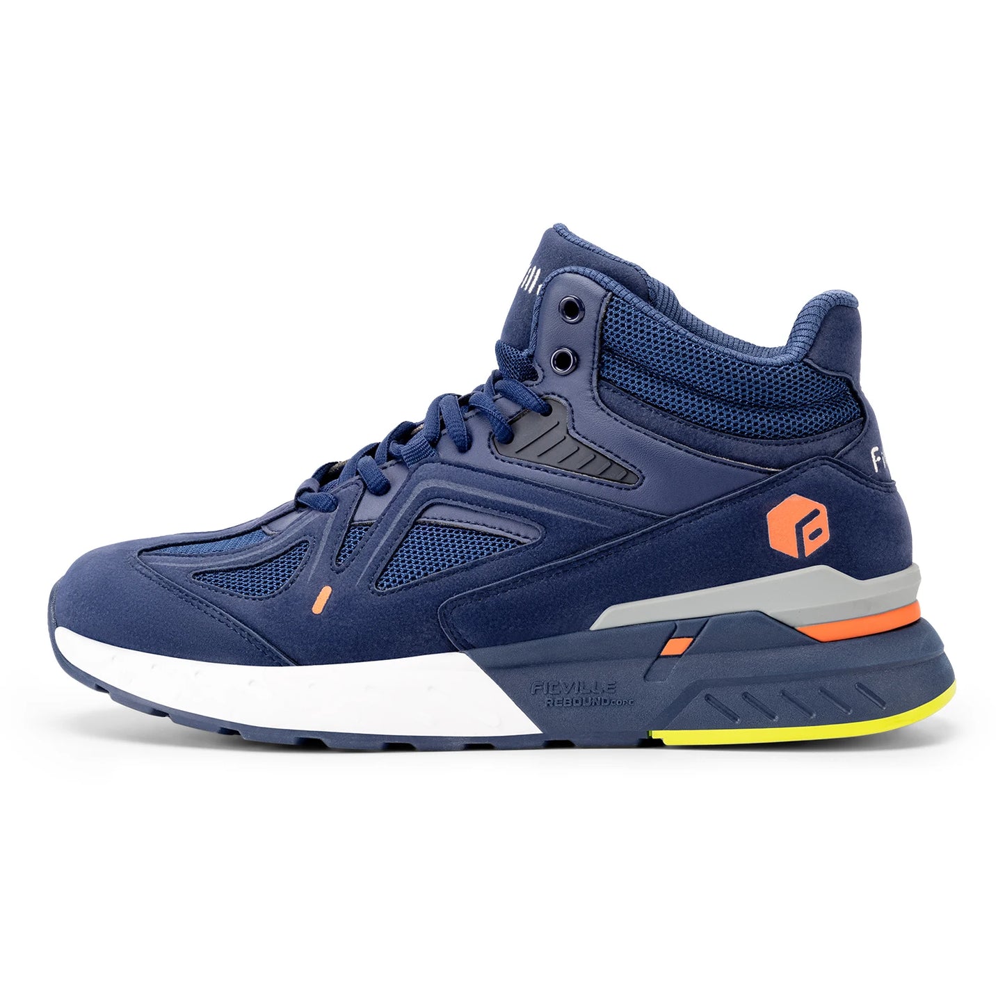 Men's High-Top Basketball Shoes Widened Lightweight Casual Sneakers Breathable For Swollen Feet Pain Relieve