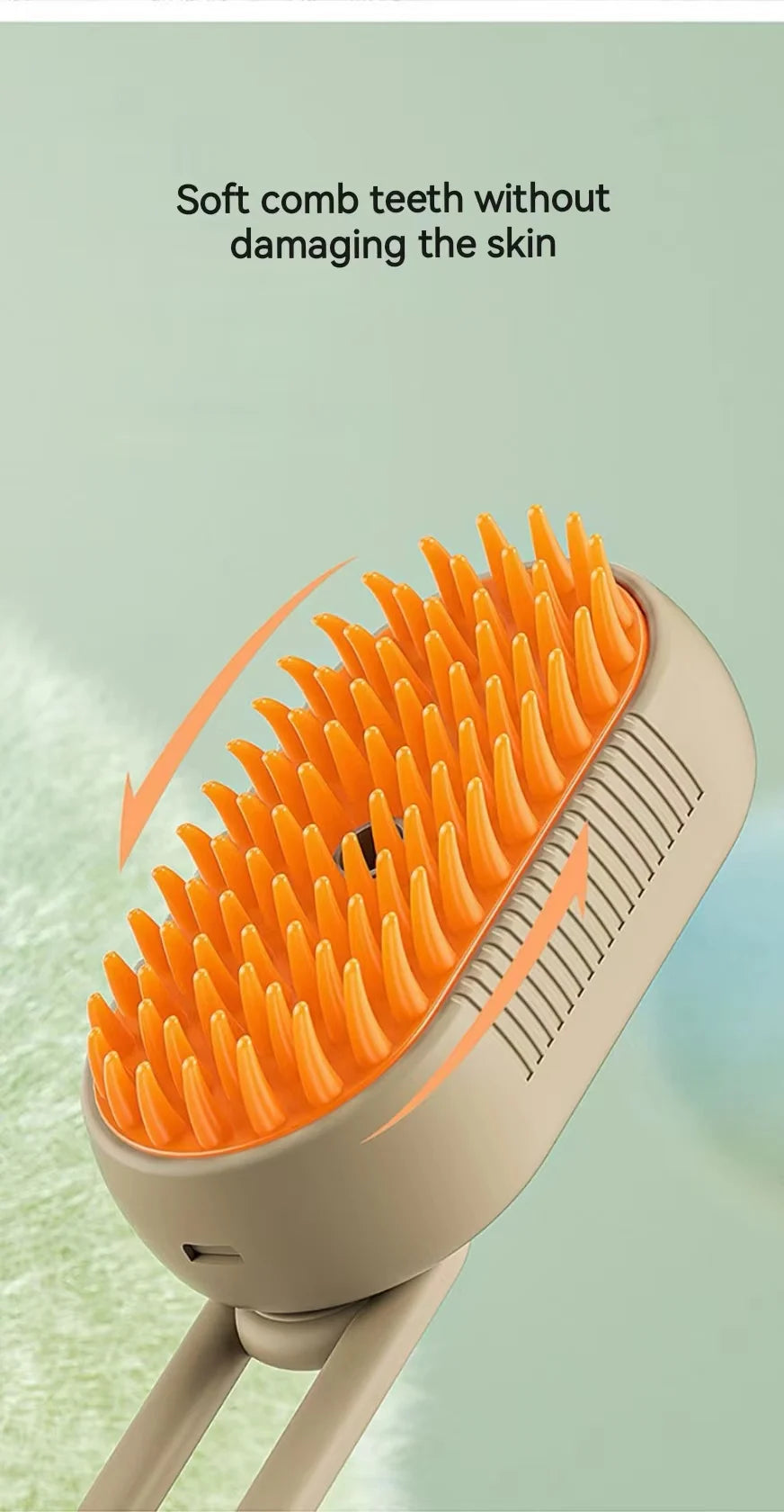 3-in-1 Hondenhaarborstel Kattenhaarborstel Elektrische Huisdierreinigingsborstel Stoomsprayborstel Massage Ontharingskam Anti-vliegborstel